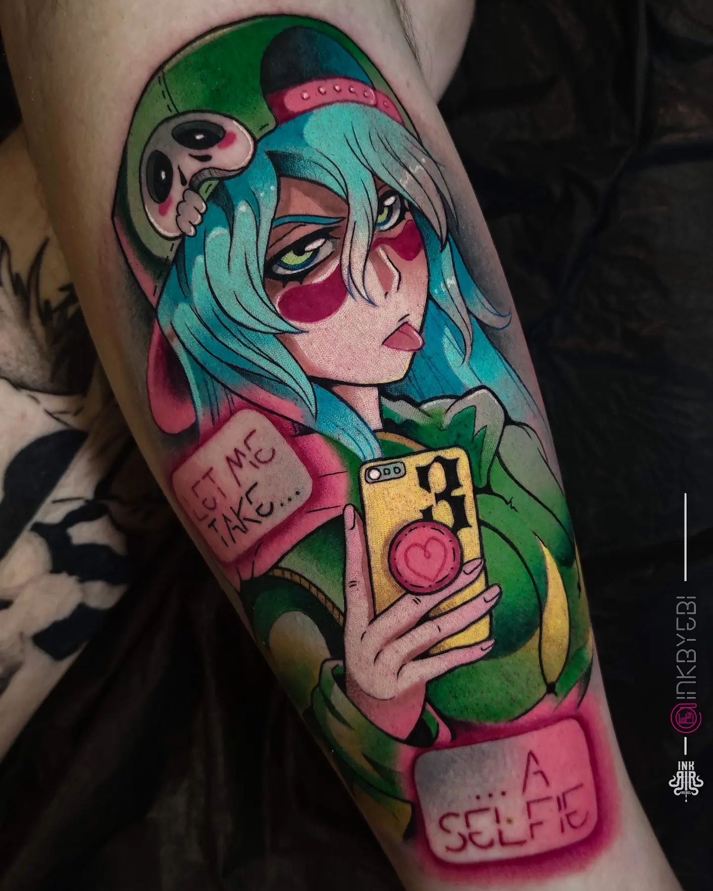 Bleach Tatuaje Nelliel Tatuaje de Anime