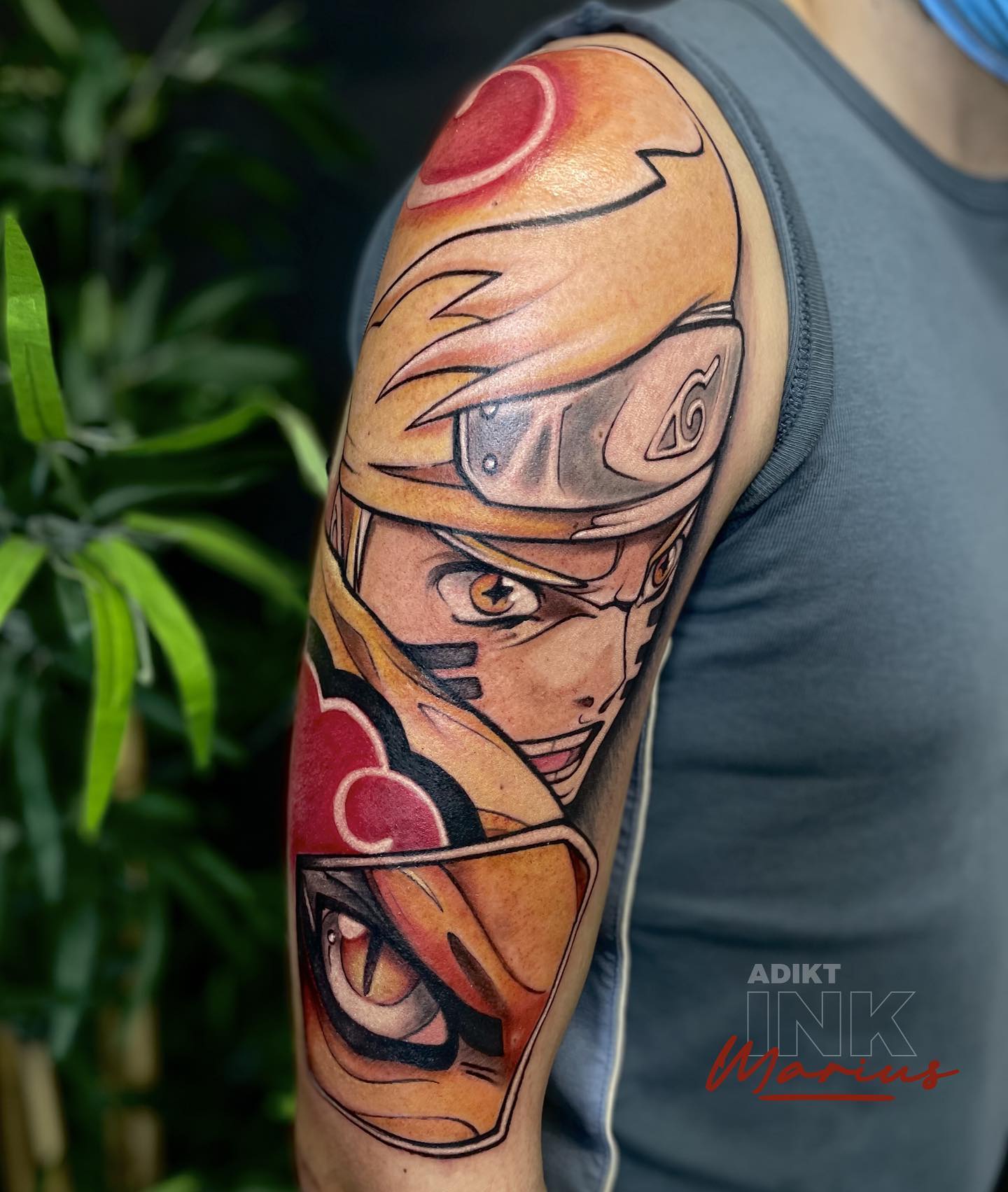 Naruto Anime Tatuaje