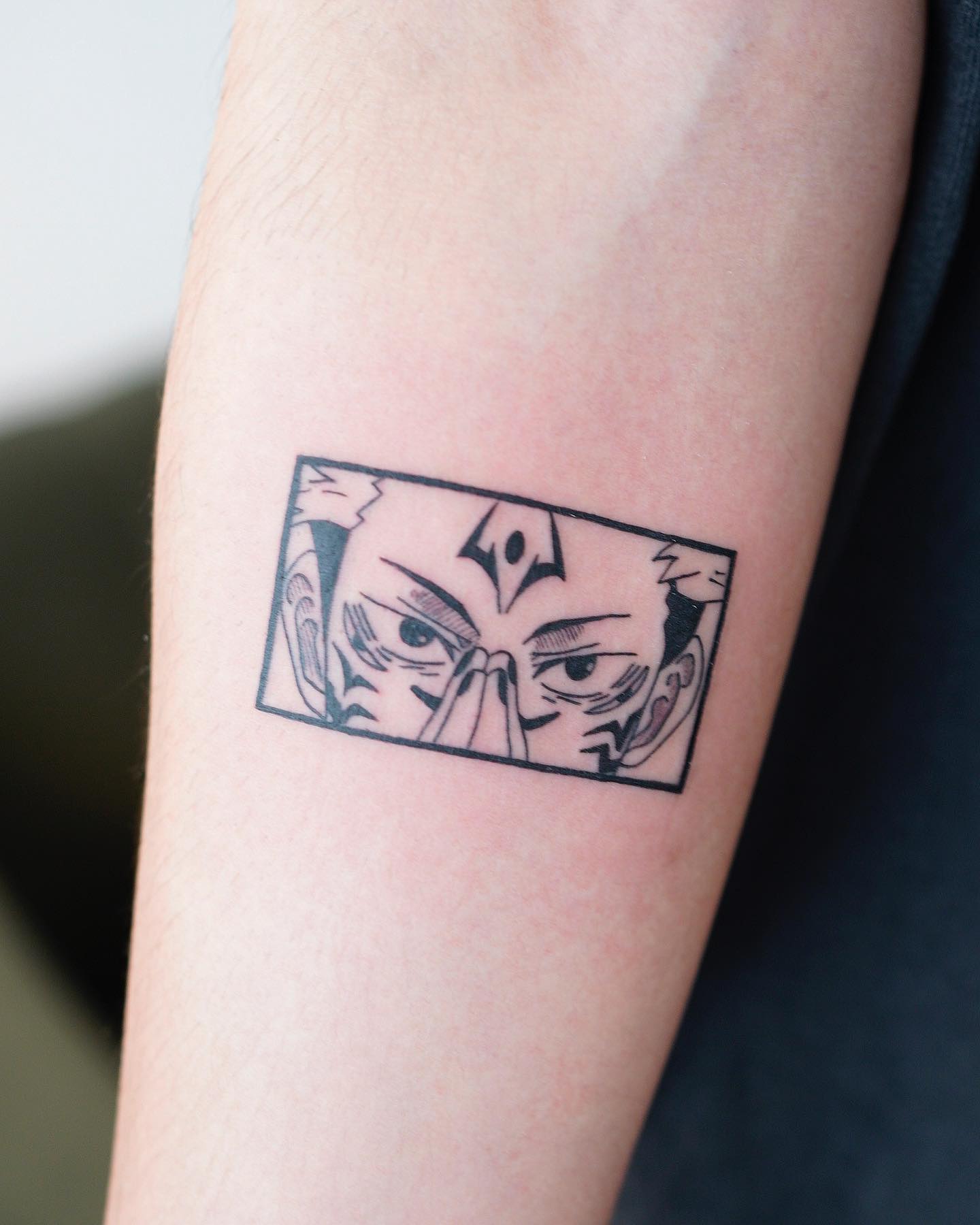 Tatuaje de anime de Bakugo