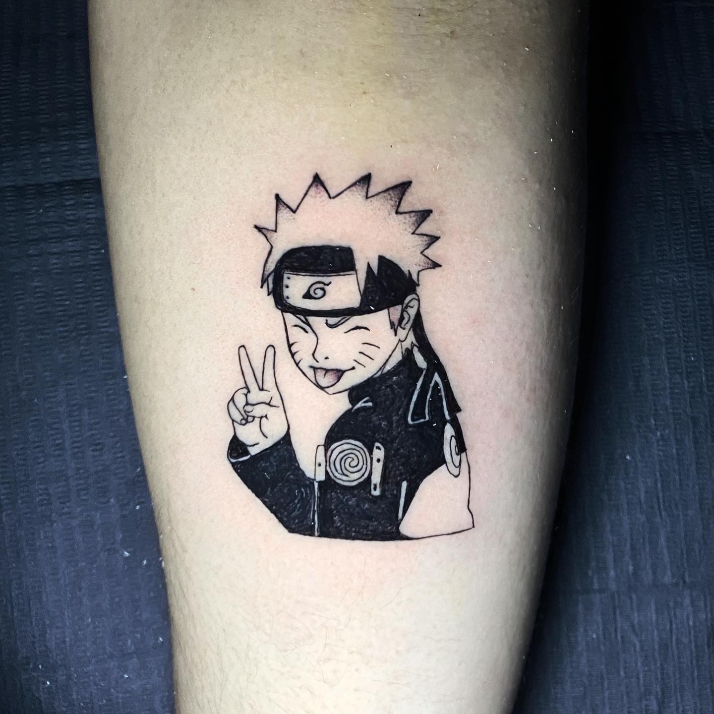 Tatuaje de Naruto Anime