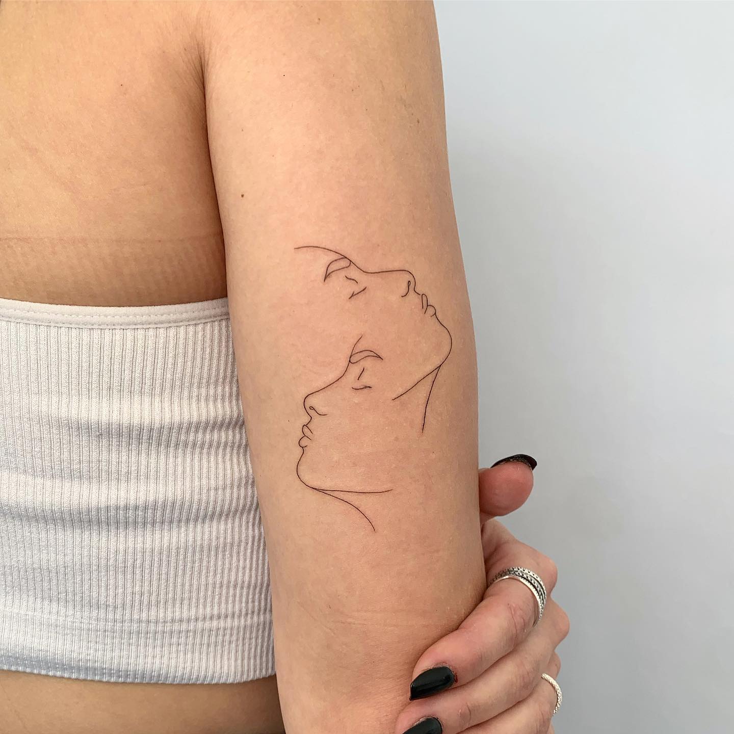 Tatuaje de Rosa Géminis