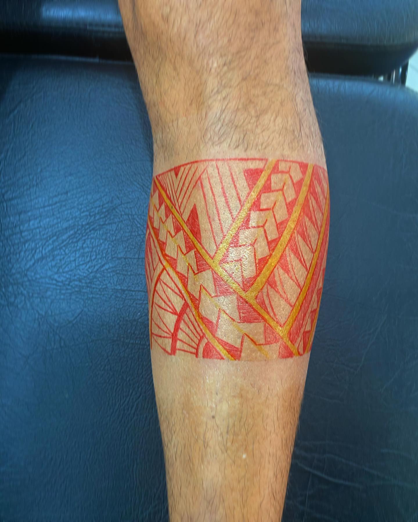 Tatuaje samoano naranja