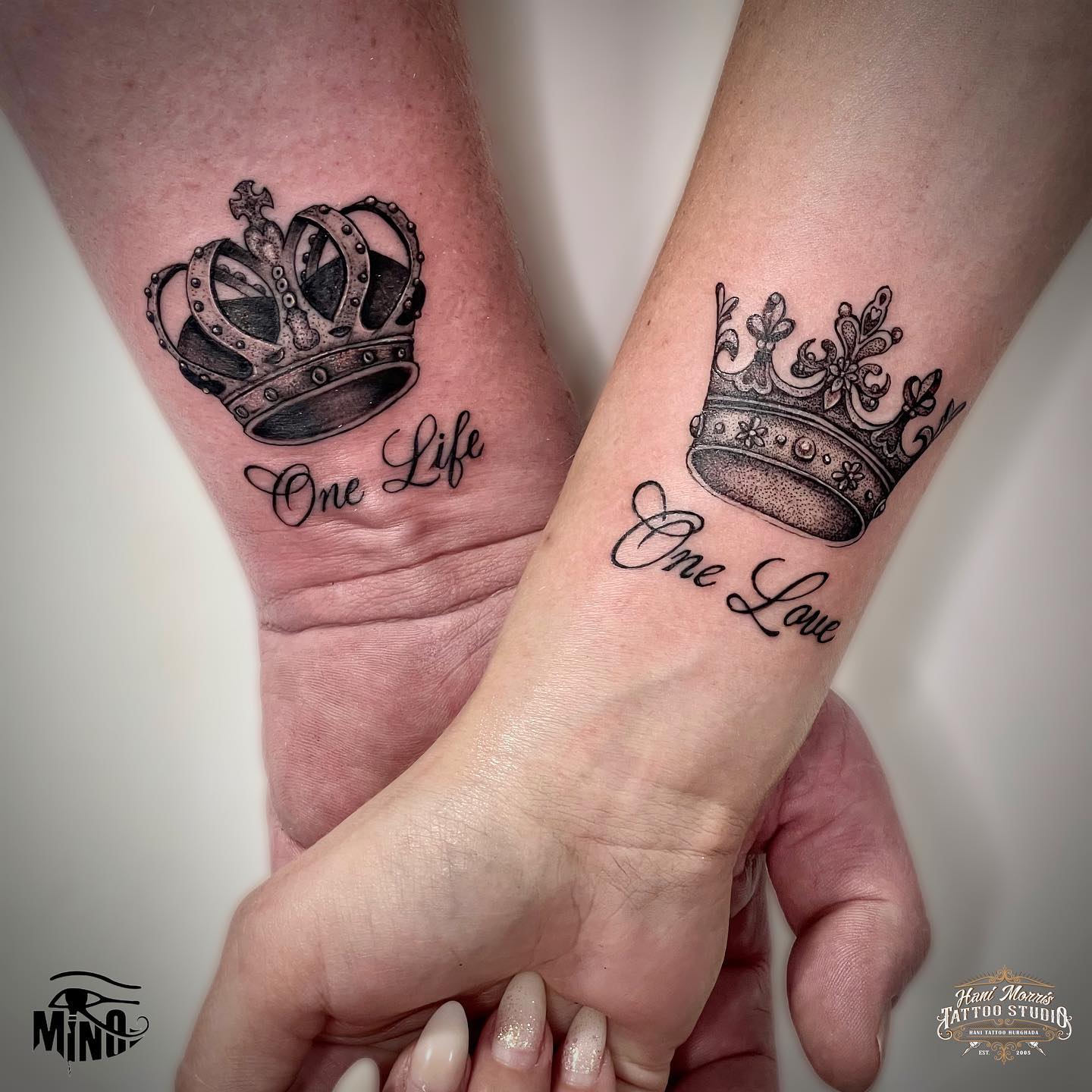 Tatuajes de Pareja Rey y Reina