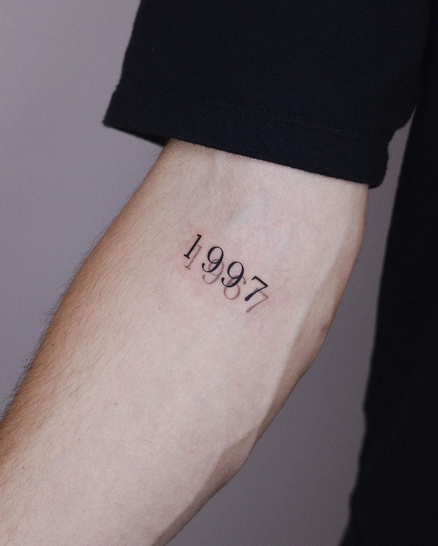 Número Tatuaje Concepto