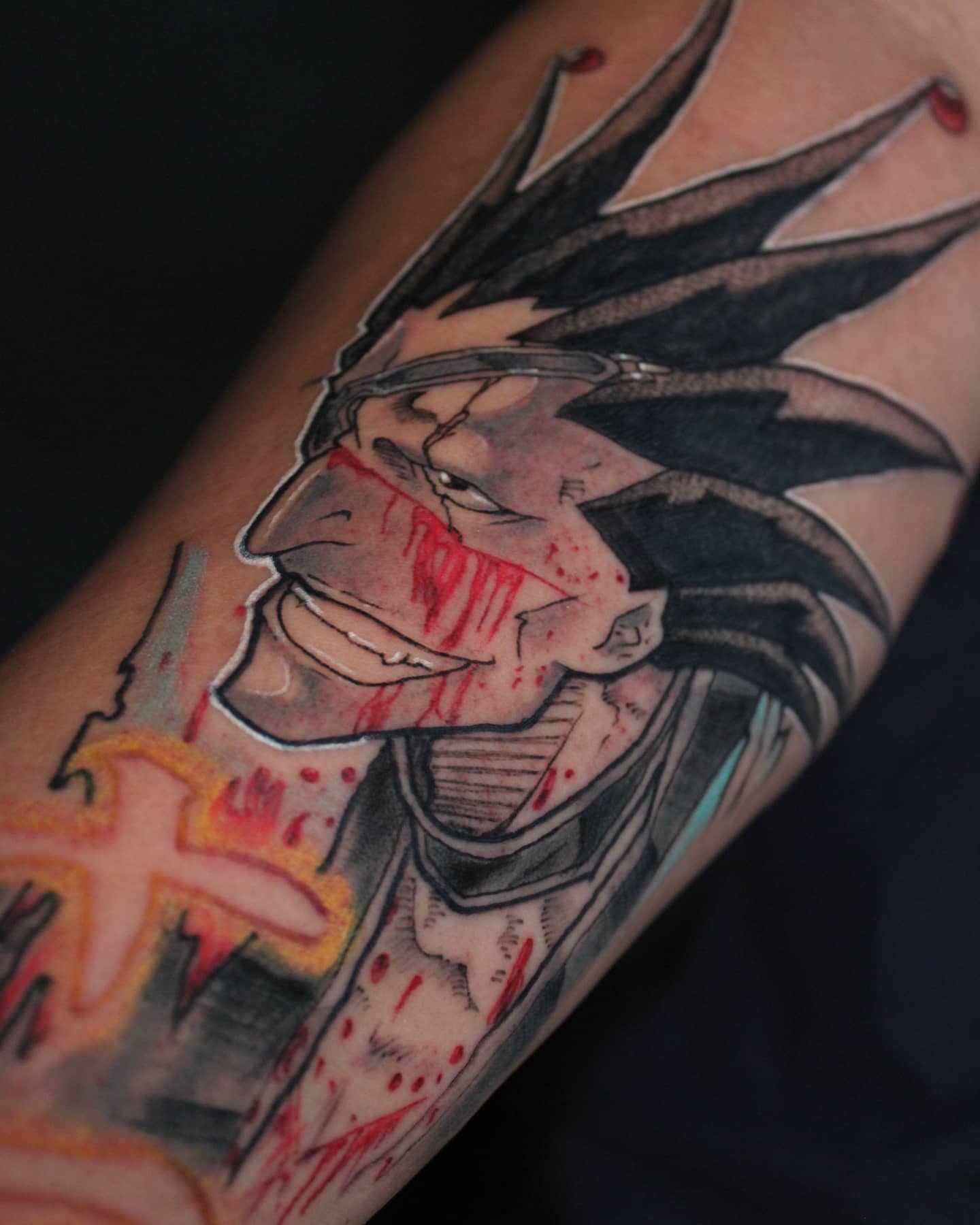 Sosuke Aizen Tatuaje de Anime Bleach