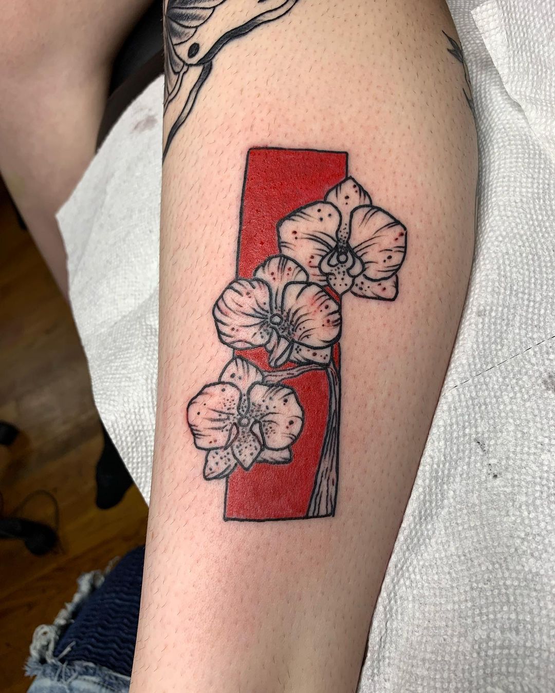 Tatuaje de Orquídea para Hombres y Mujeres
