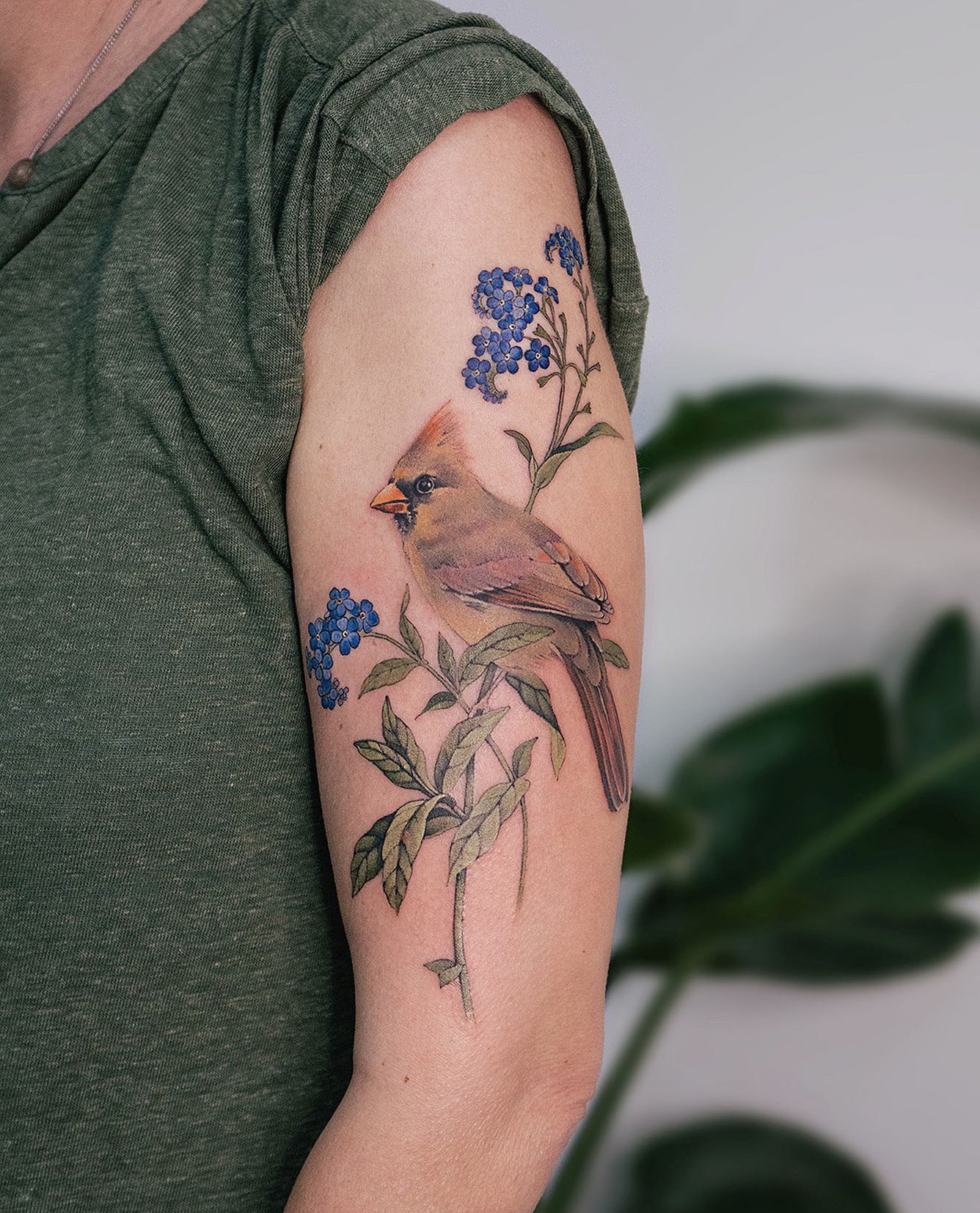 Tatuaje de Pájaro Pequeño