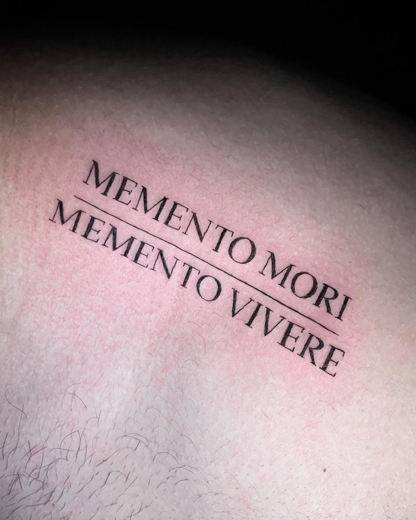 Palabras de Tatuaje de Memento Mori