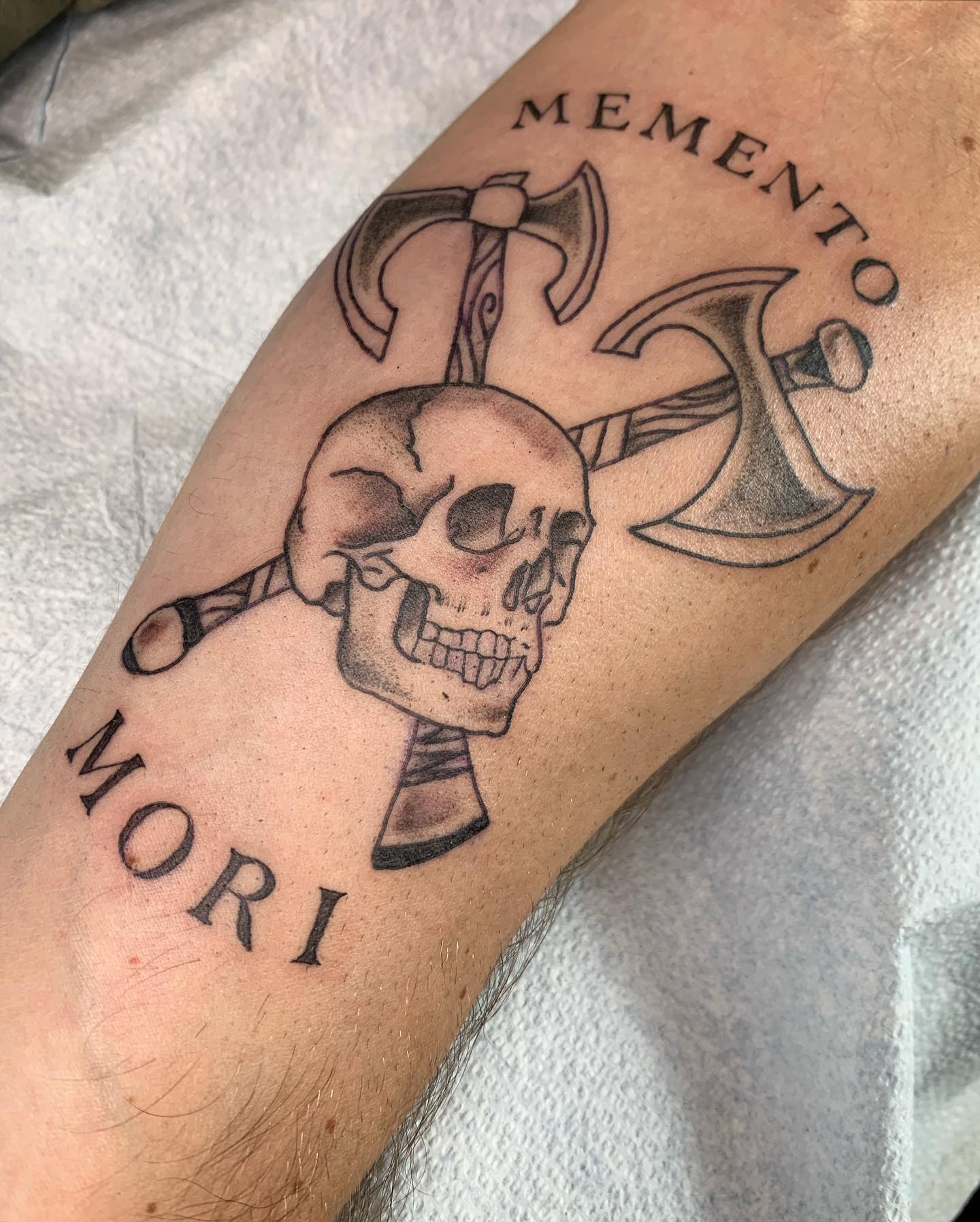 Tinta Negra Idea de Tatuaje Memento Mori