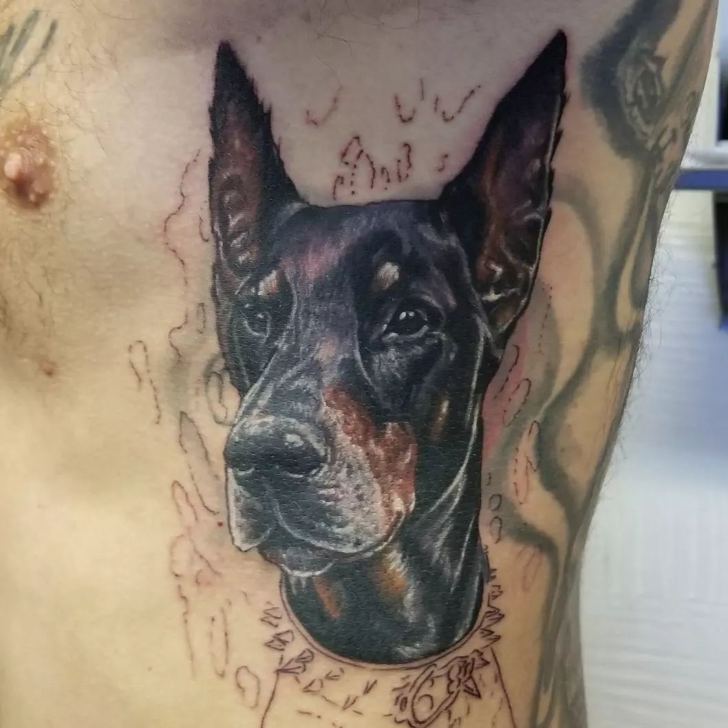 Cubrir Tatuaje Huella de Perro
