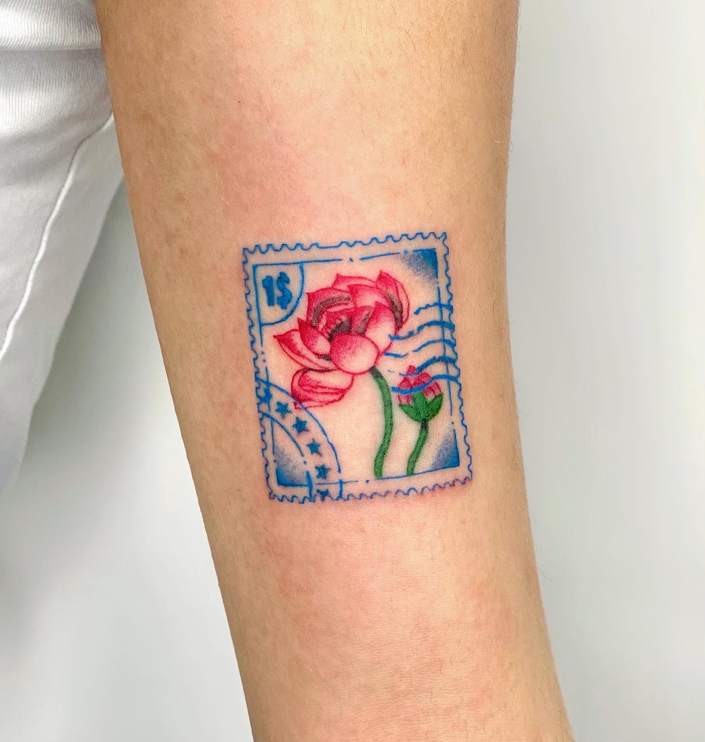 Tatuaje de Loto Rosa Candente