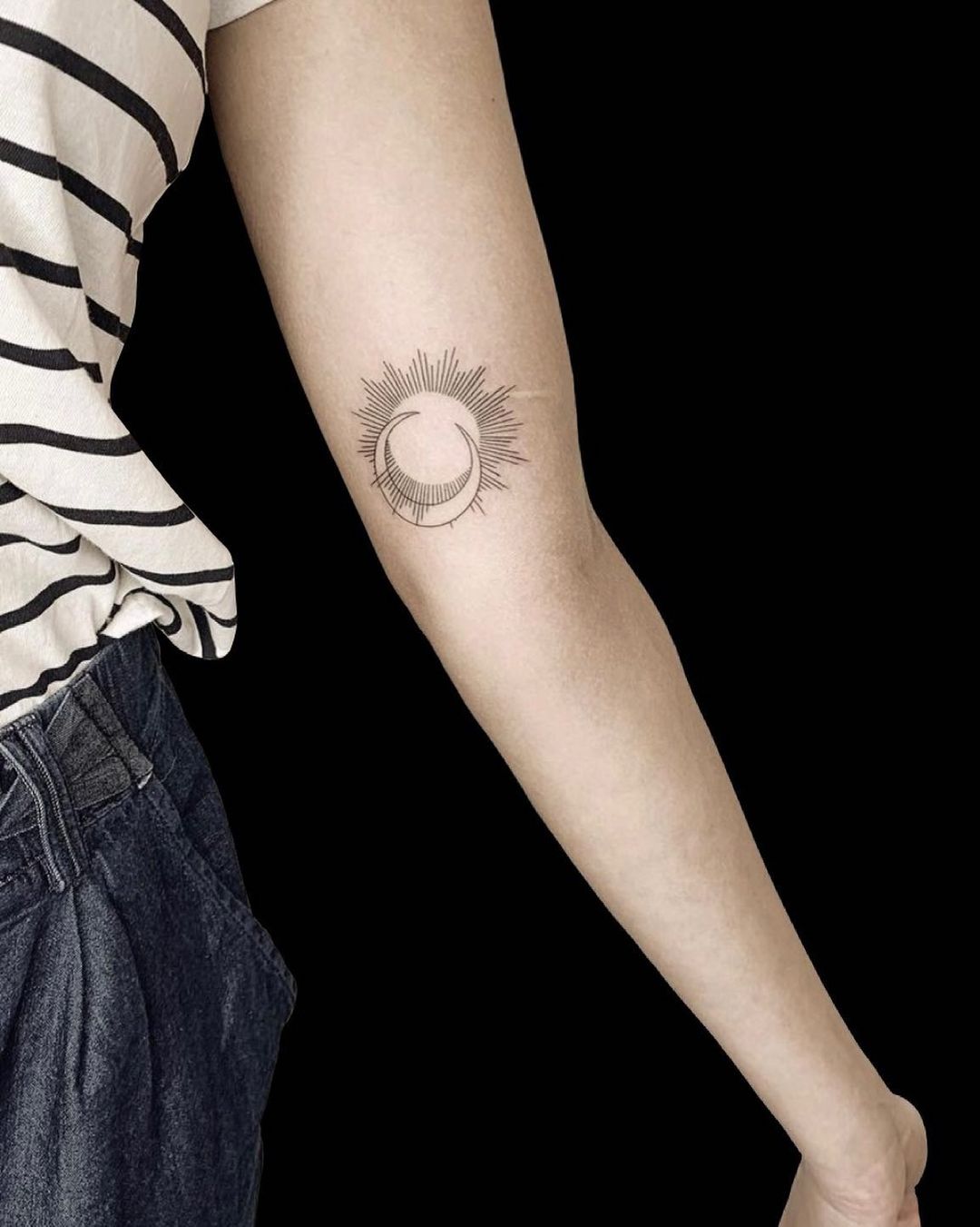Tatuaje de sol y luna
