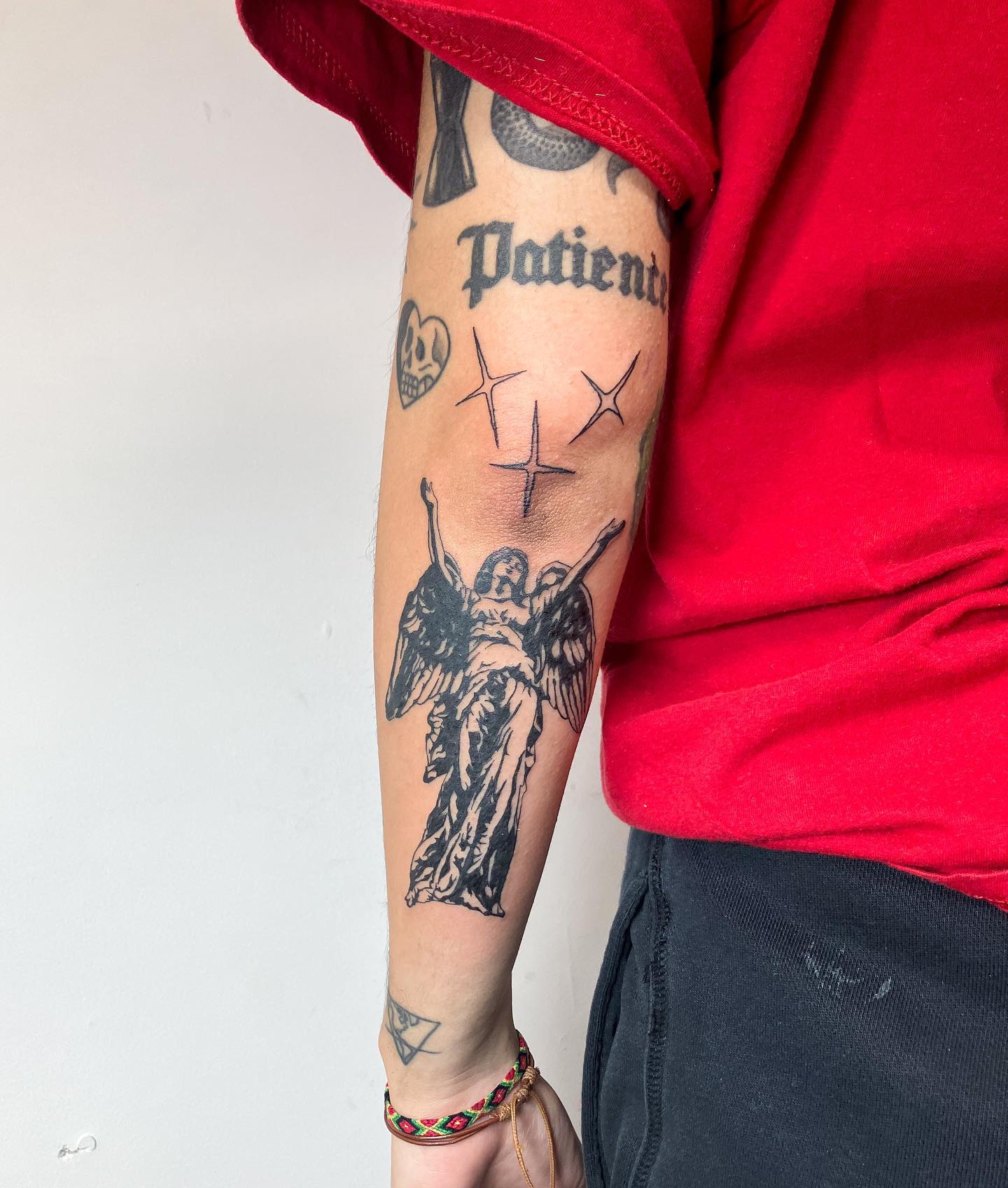 Tatuaje de Patchwork de Ángel