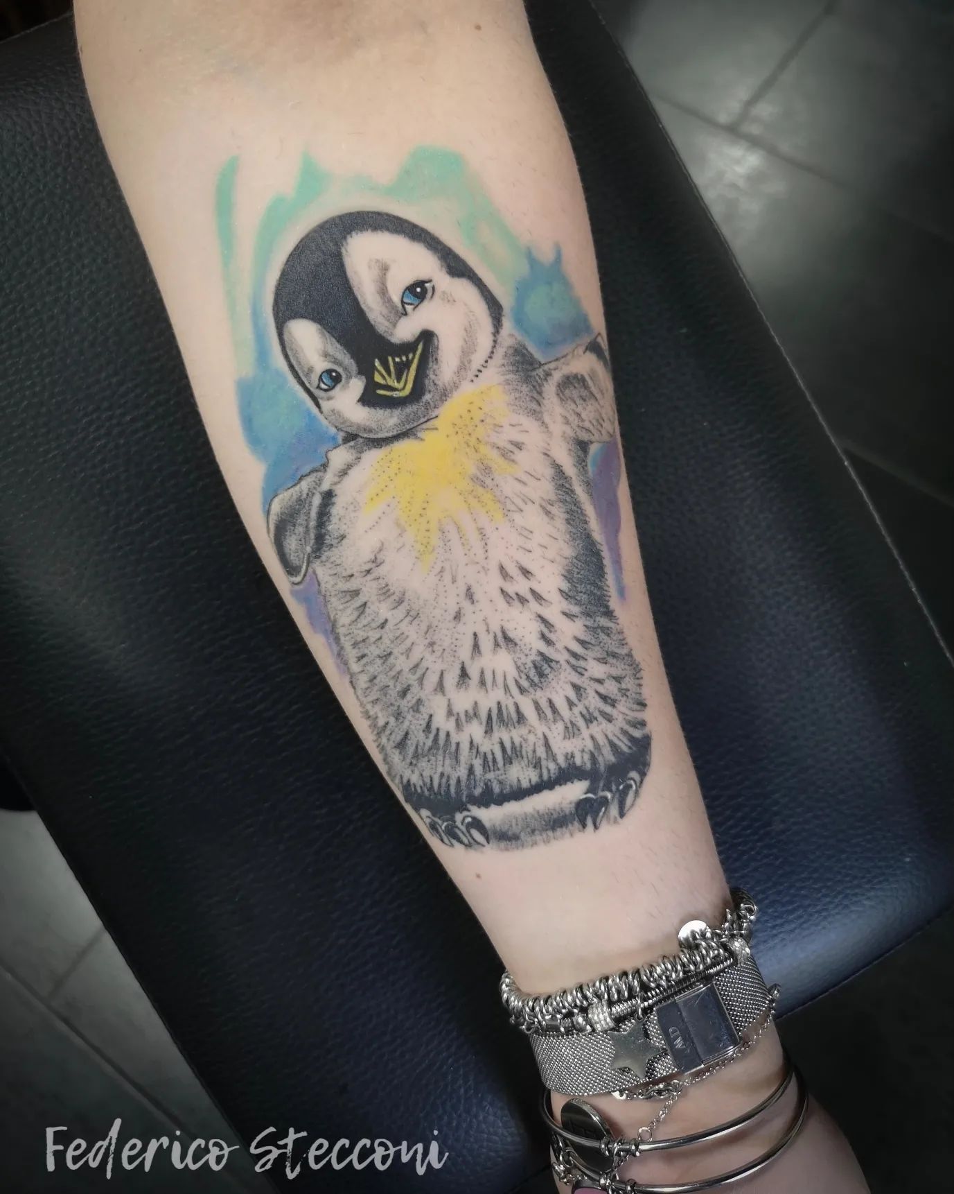 Tatuaje de Pingüino de Happy Feet