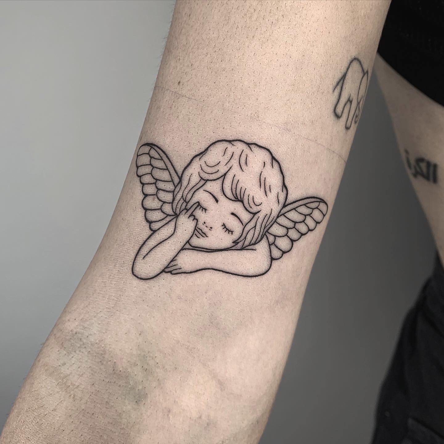 Tatuaje de alas de ángel