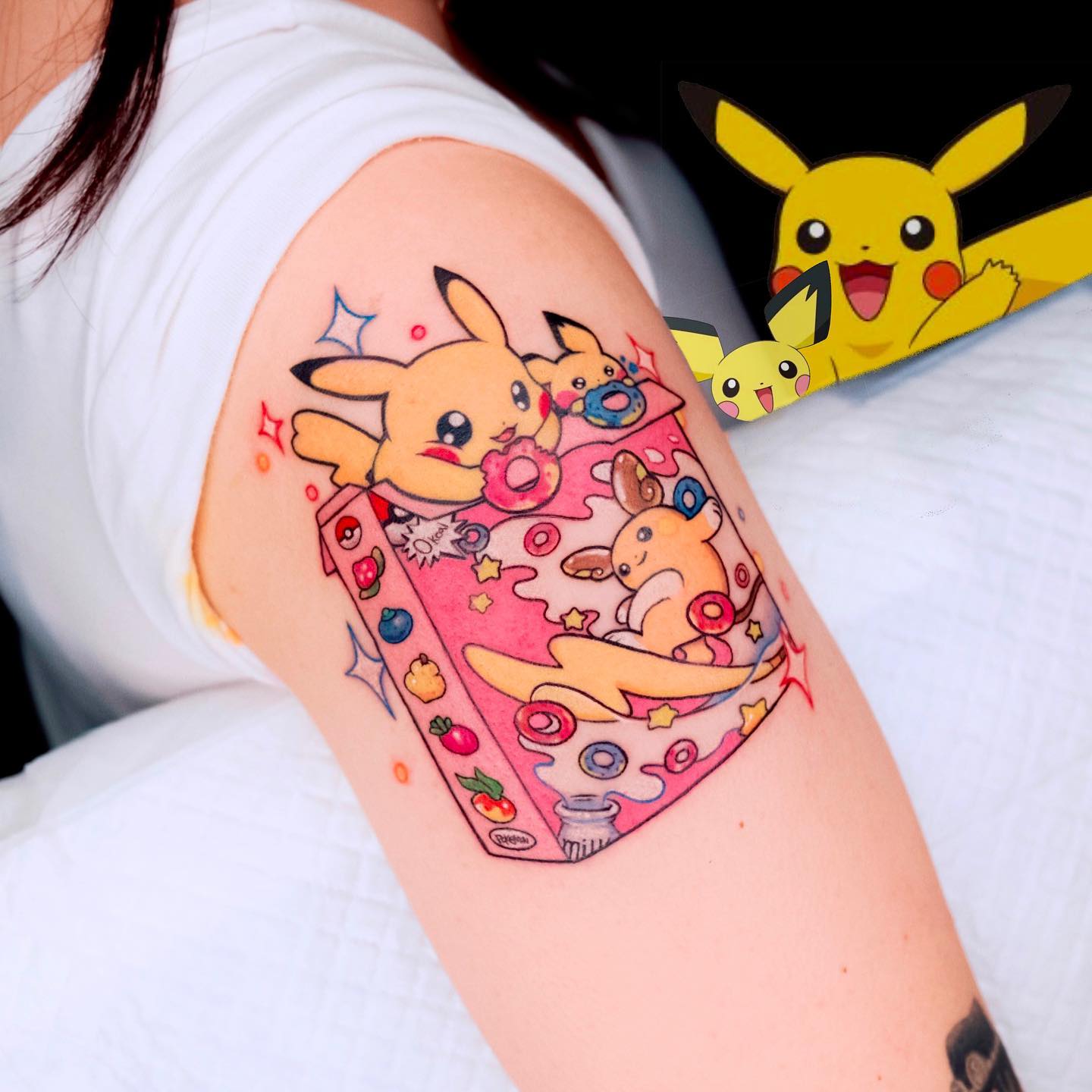 Cereal de Pokemon Tatuaje