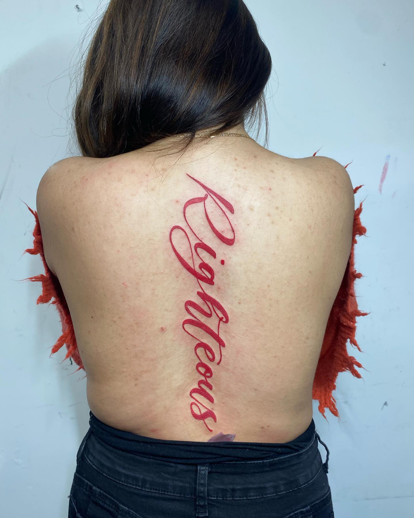 Nombre Tatuaje de Espalda