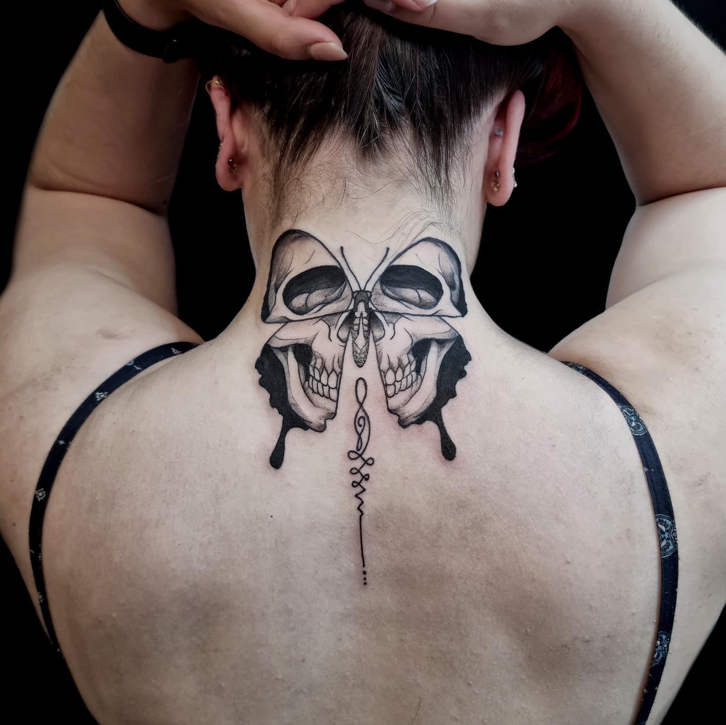 Diseño de tatuaje de Mariposa de la Muerte para Mujeres