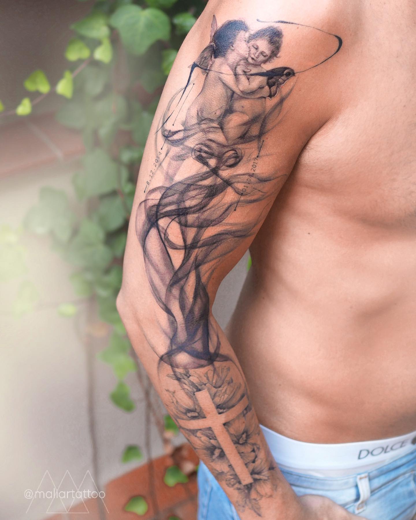 Tatuaje artístico para el brazo de hombres