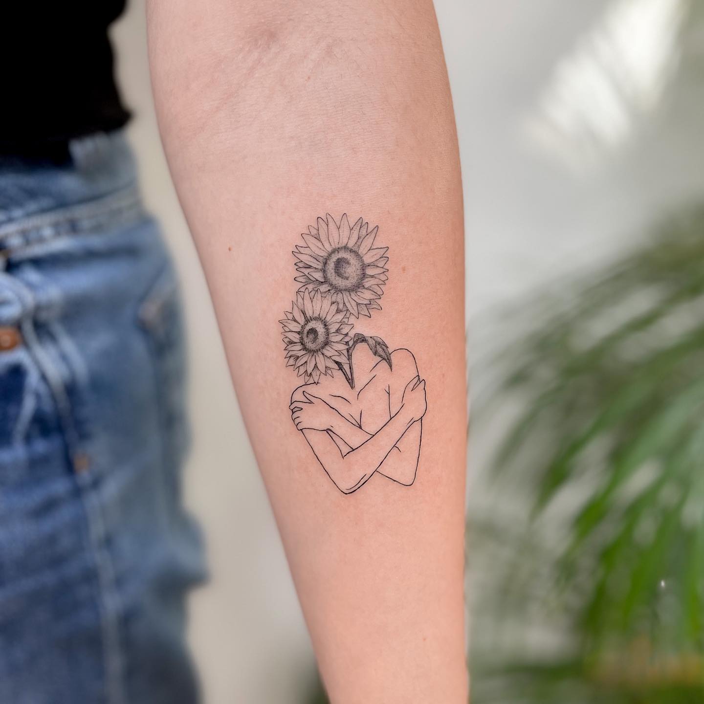 Tatuaje de flores para mujeres