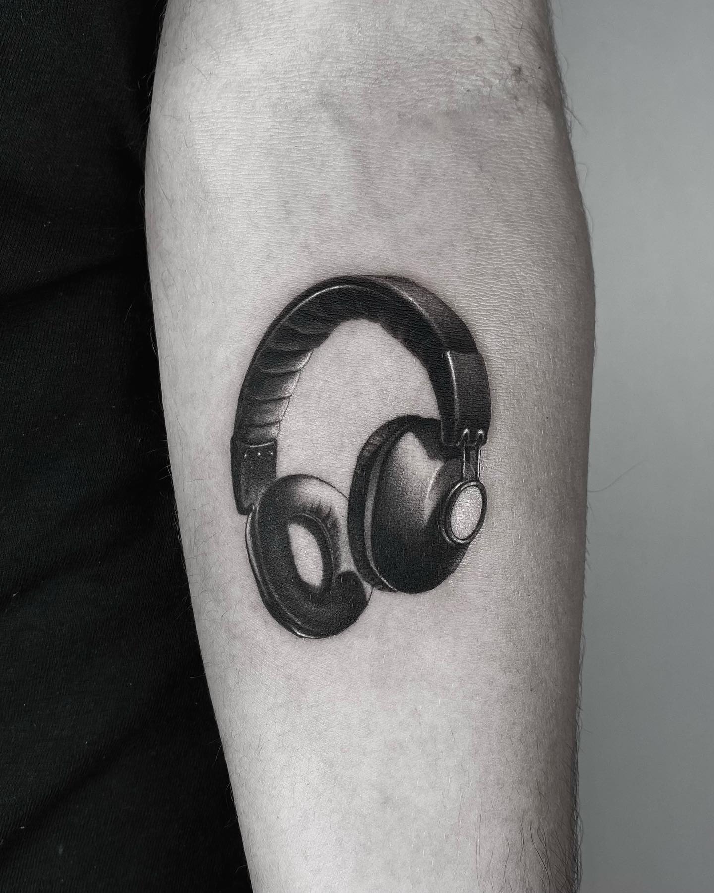 Tatuaje de música pequeño