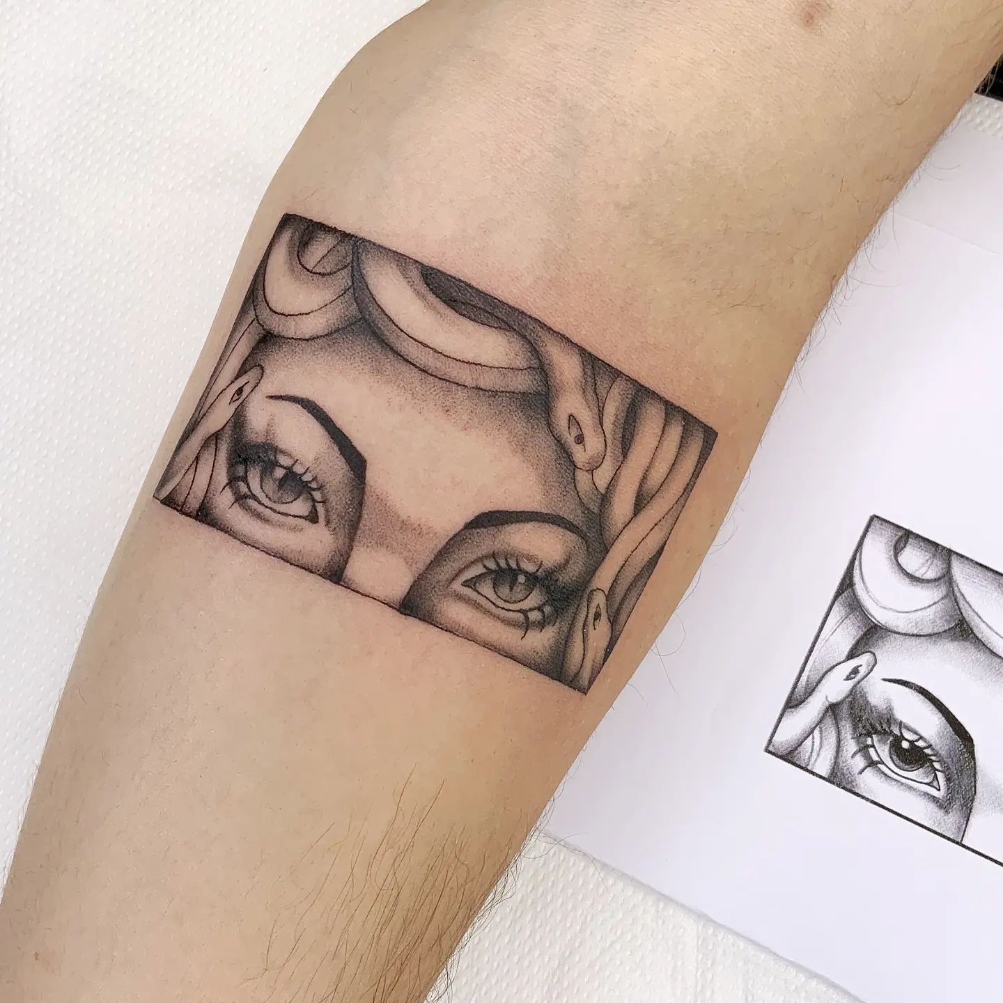 Tatuajes de Ojos Diseño Negro