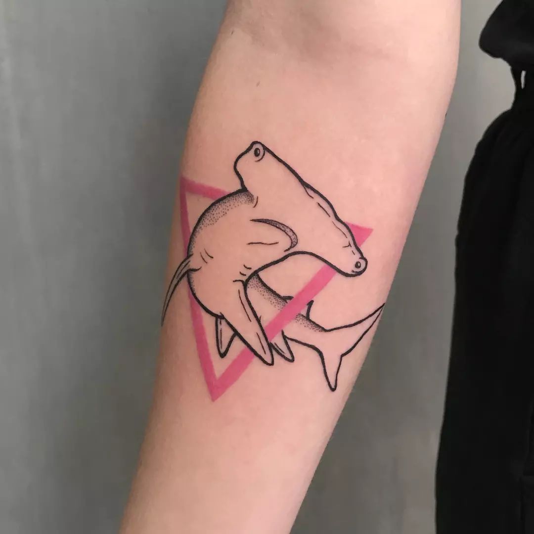 Diseño de tatuaje de tiburón para hombres