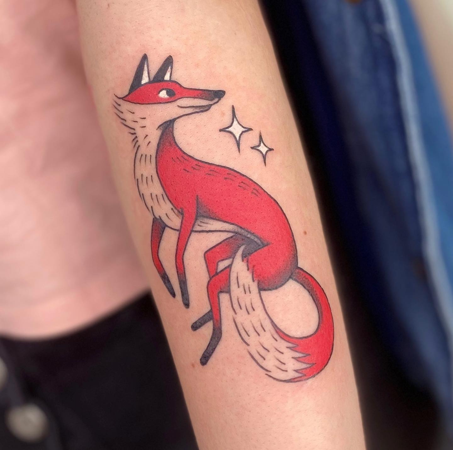 Tatuaje de zorro rojo