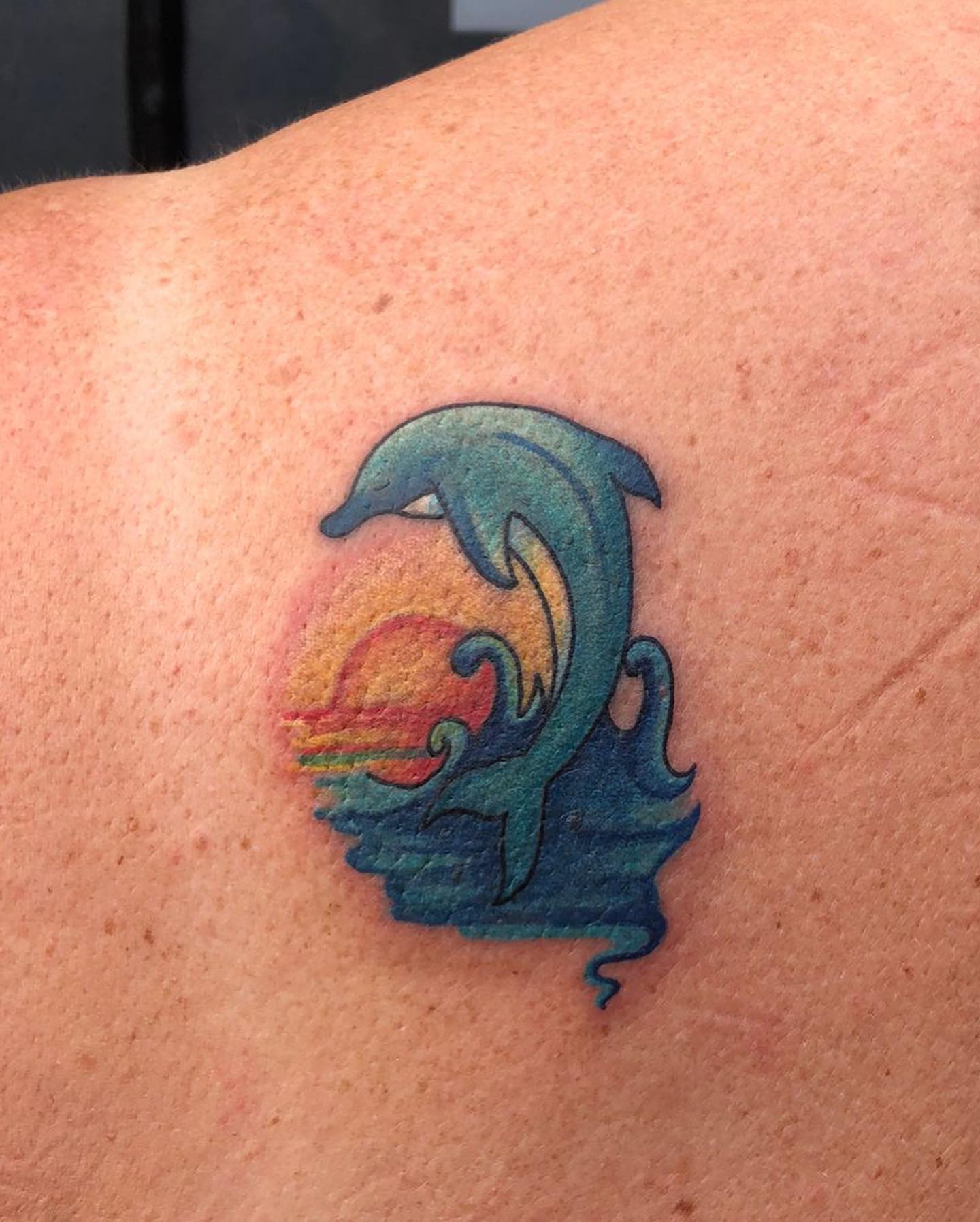 Tatuaje Dulce de Delfín