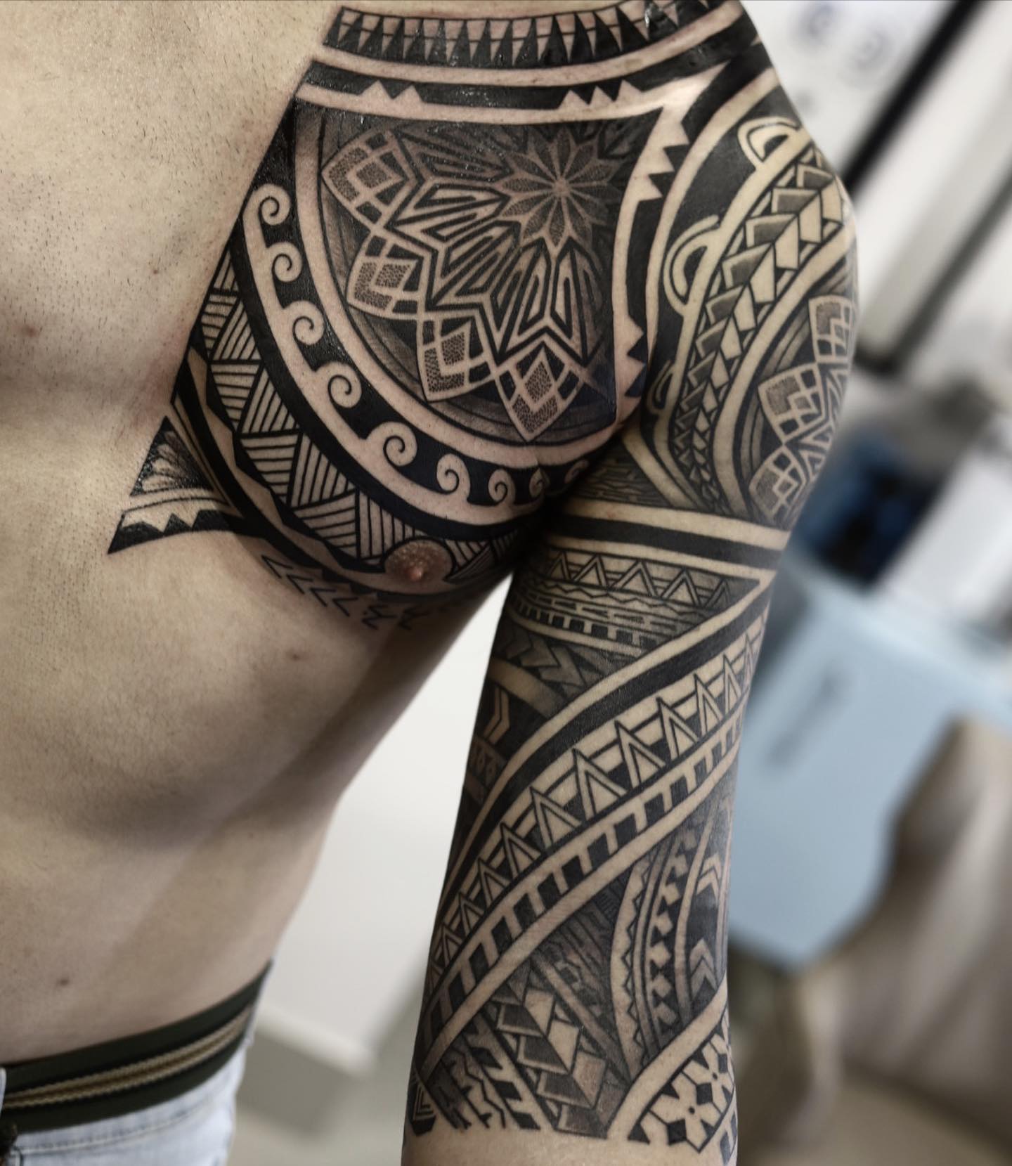 Tatuaje Maorí Masculino.
