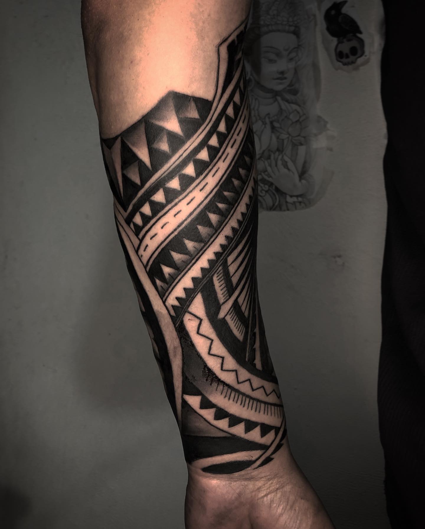 Tatuaje Maorí Negro Idea