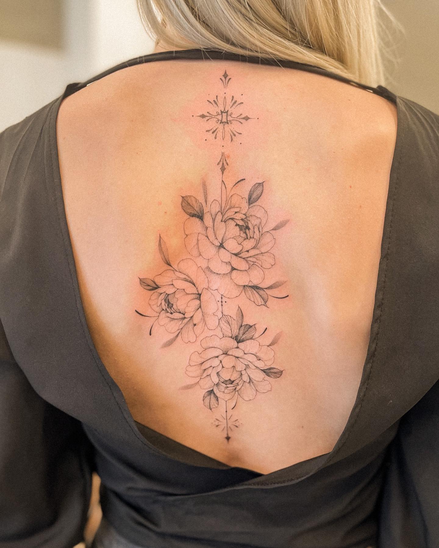 Obra maestra Tatuaje de espalda