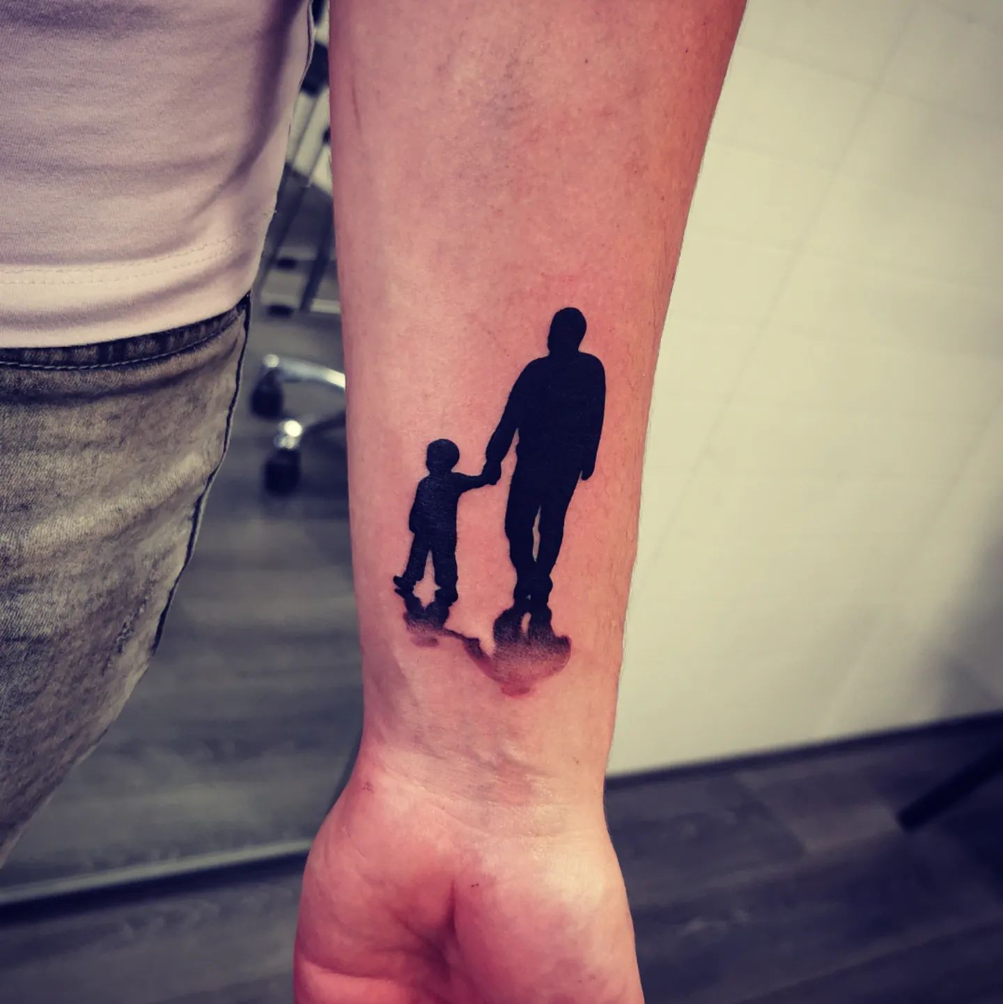 Obra de arte Tatuaje de Padre e Hijo