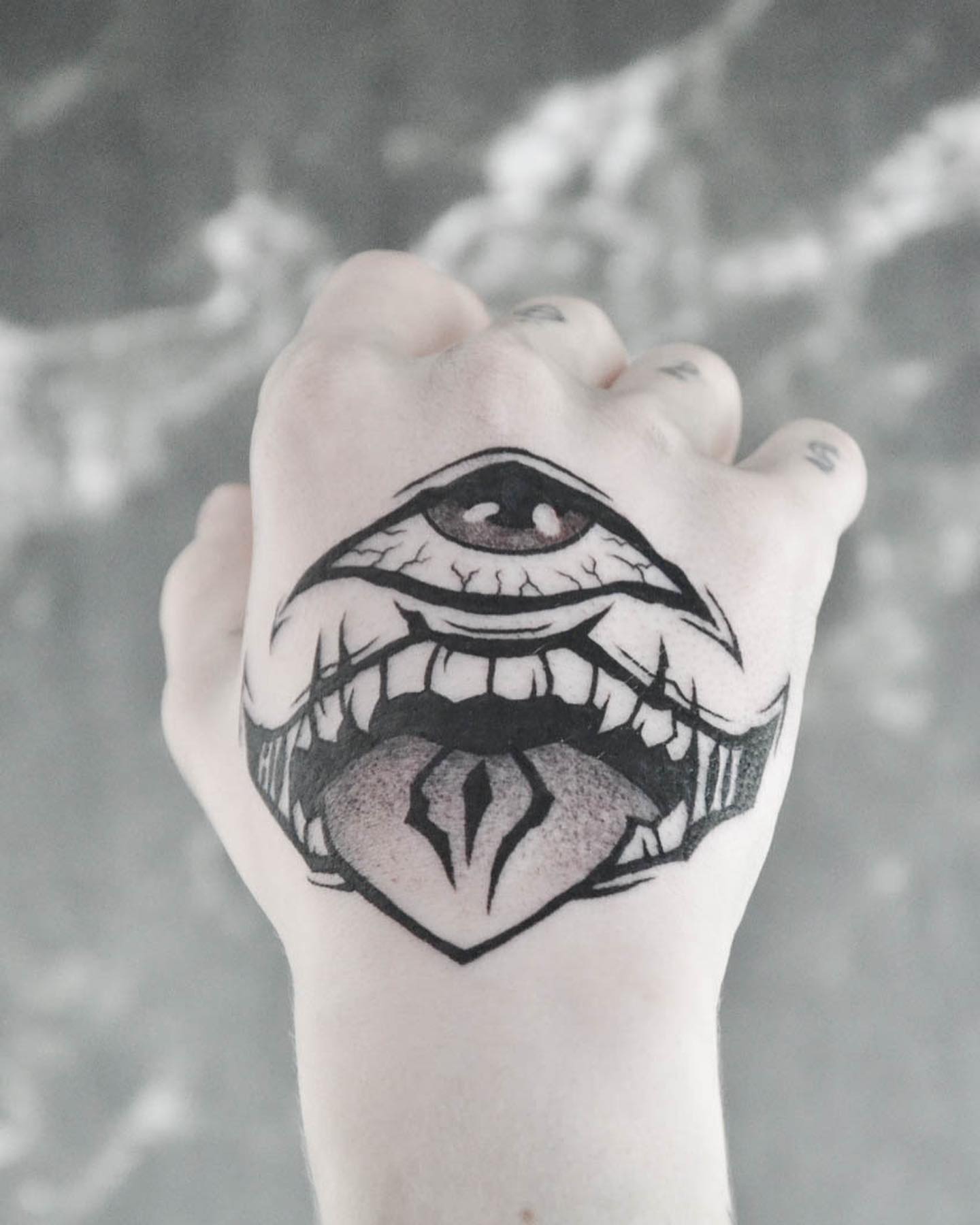Palma de la mano Tatuaje Sukuna