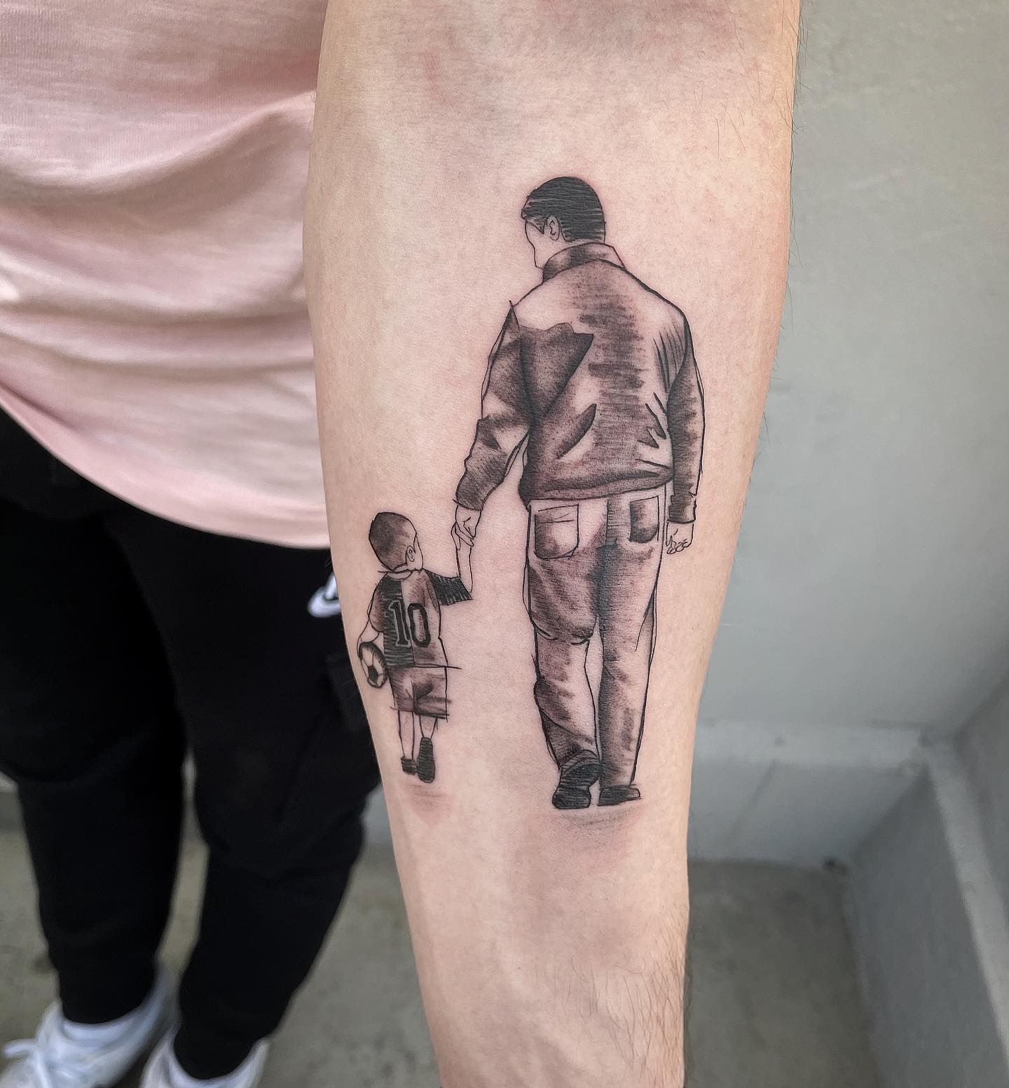 Tatuajes hermosos de padre e hijo