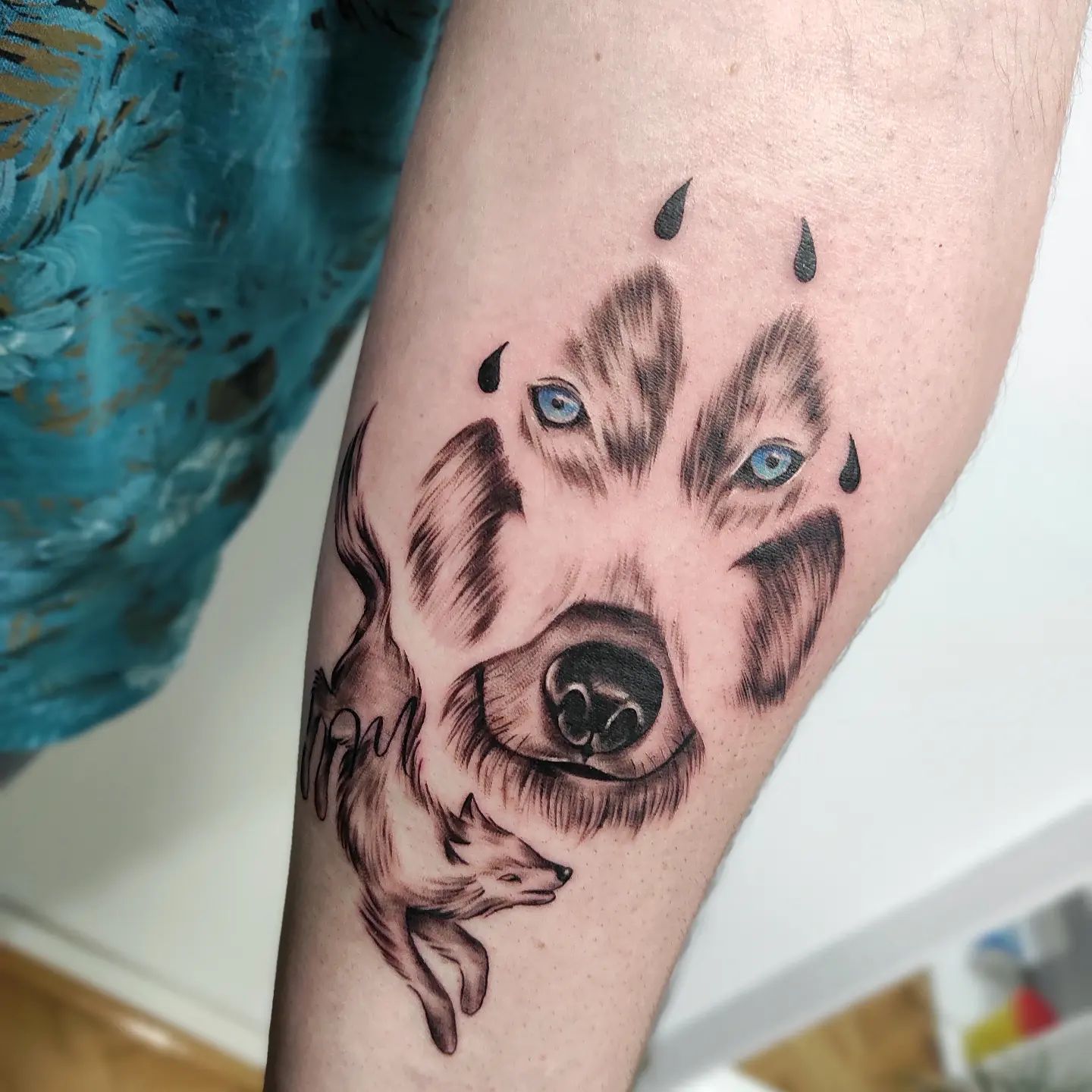 Ideas de tatuajes de lobo artístico