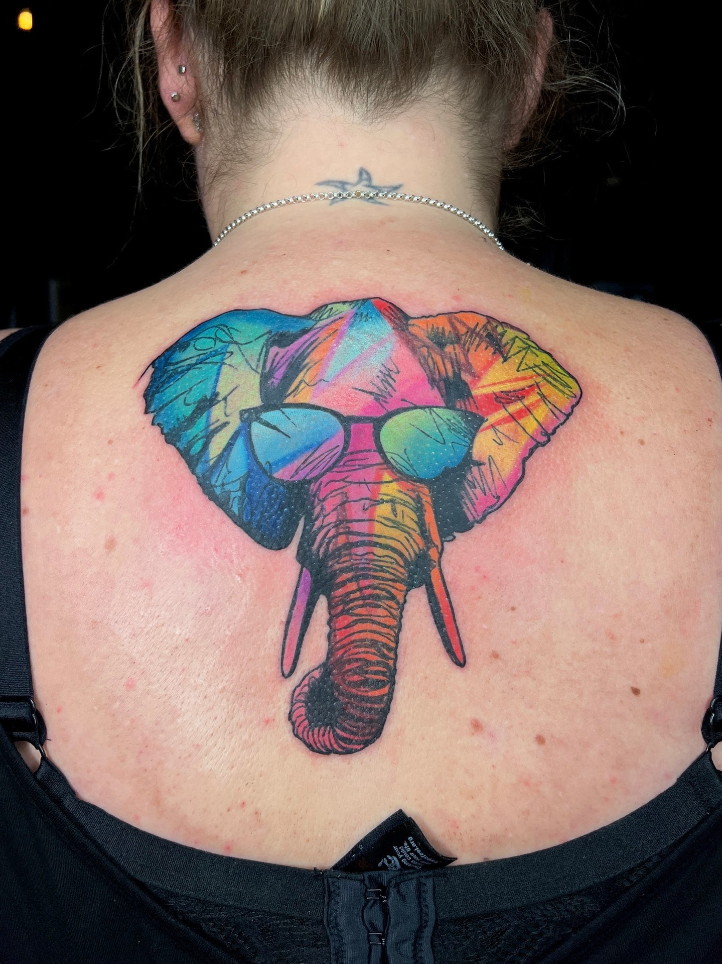 Tatuaje de elefante genial