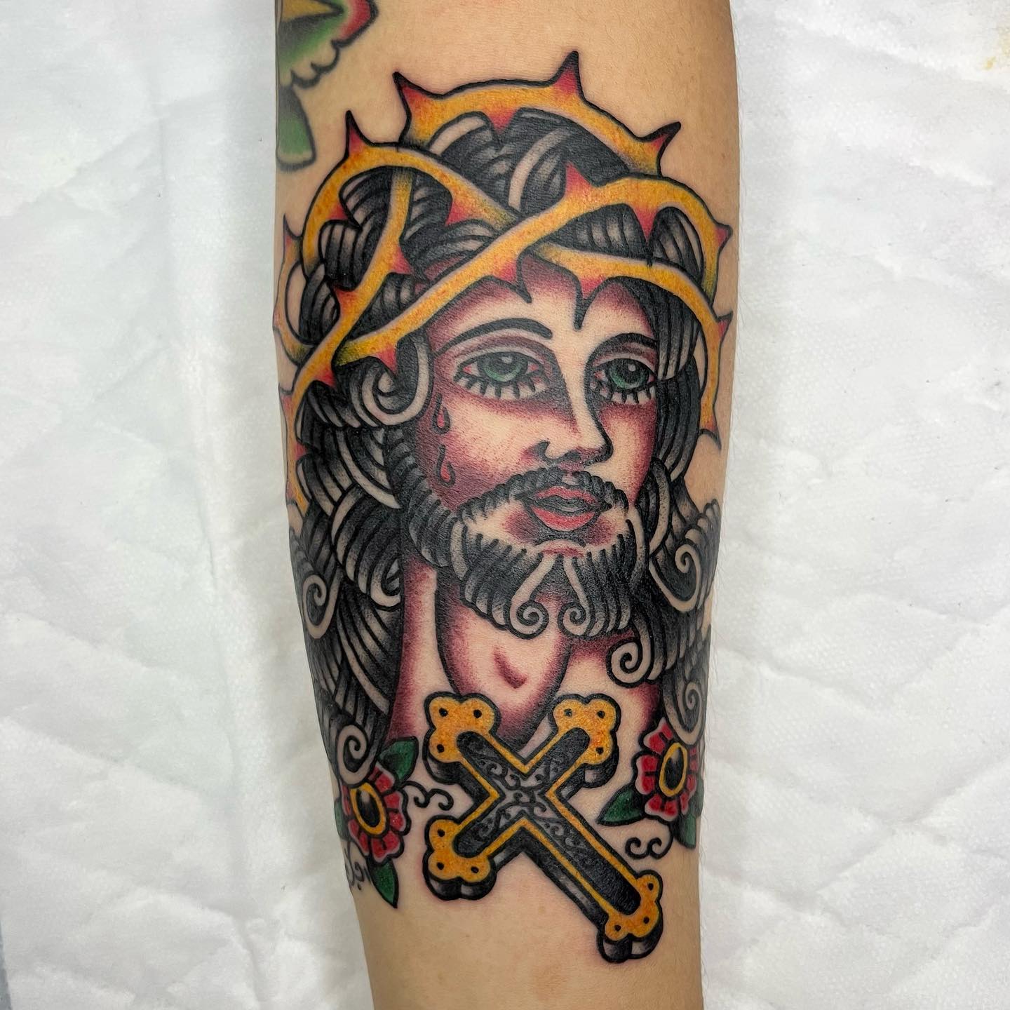 Tatuaje de Cruz Delicada