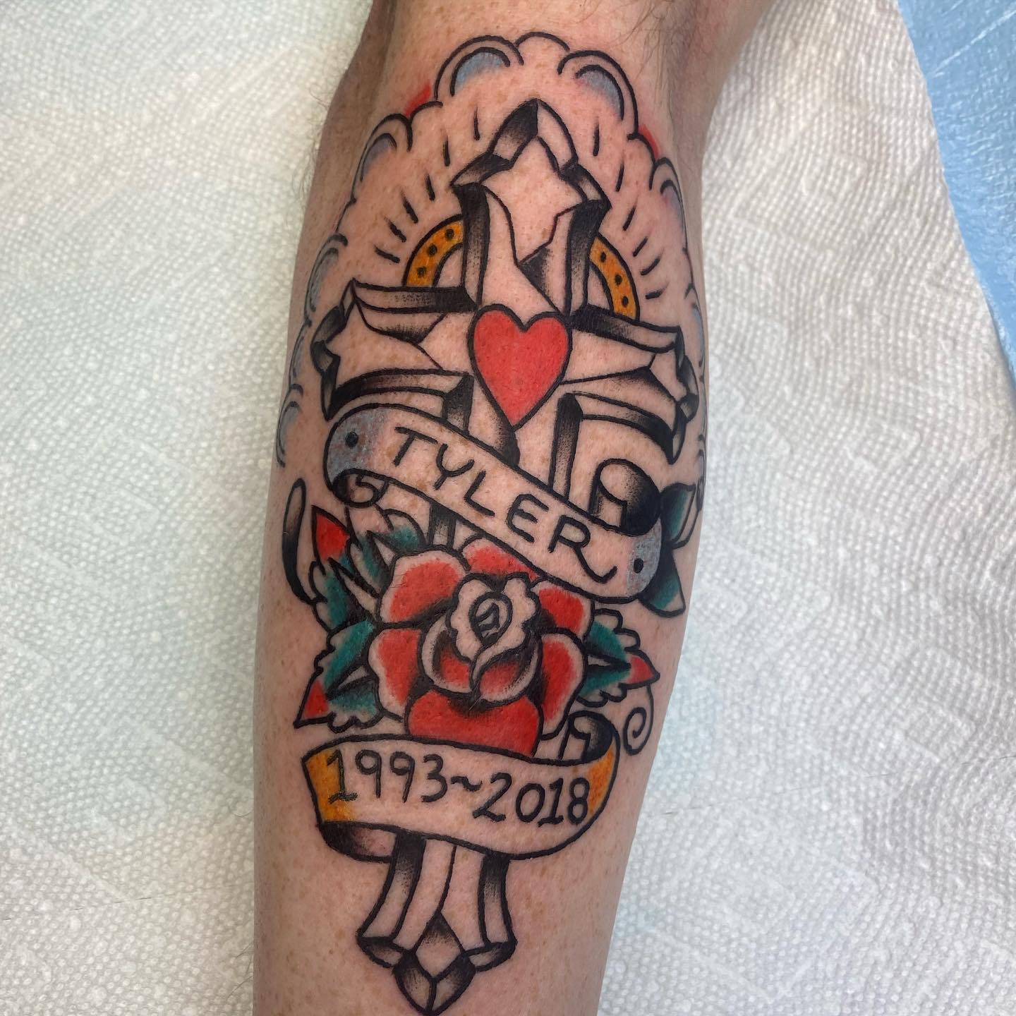 Tatuaje de Ruby y Cruz