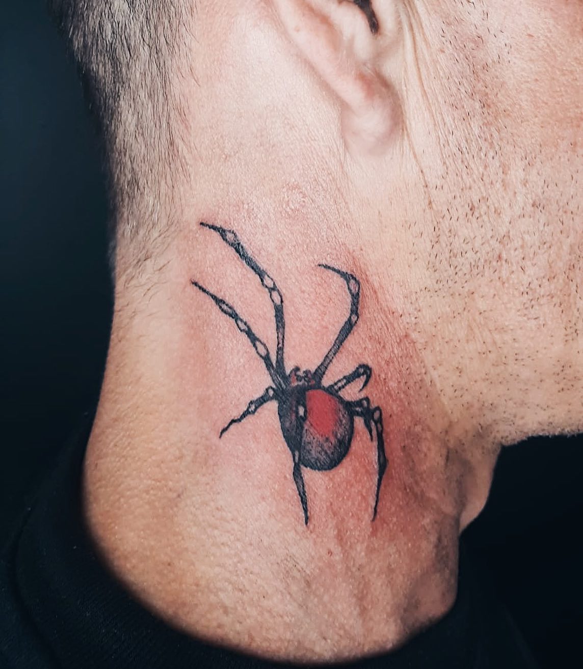 Araña Garganta Tatuaje