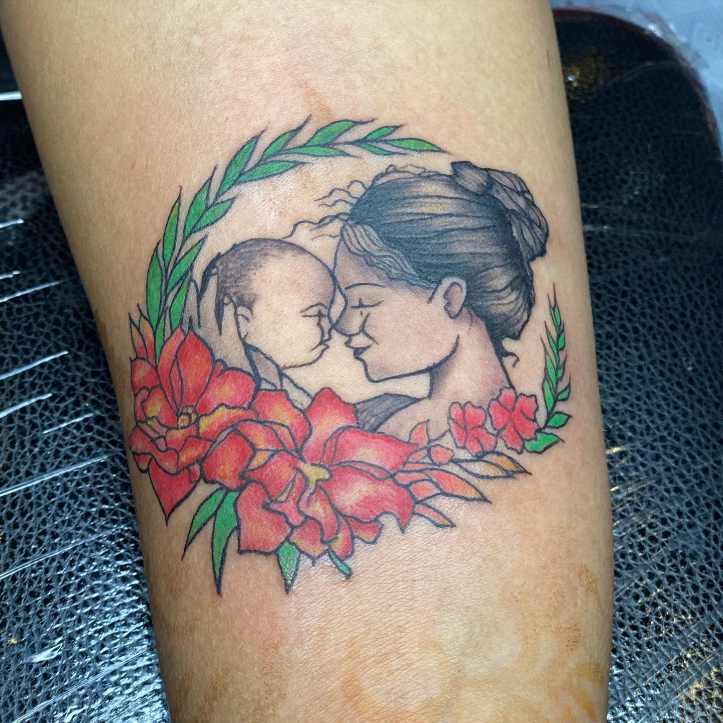 Diseño de tatuaje de madre e hija