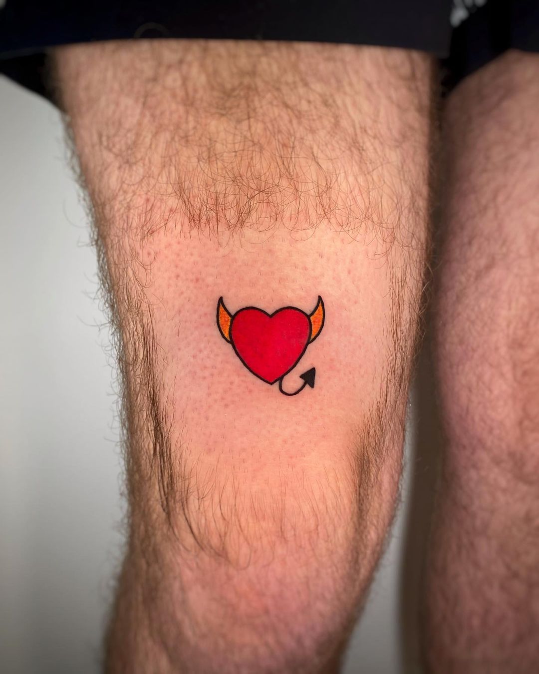 Tatuaje Corazón del Diablo