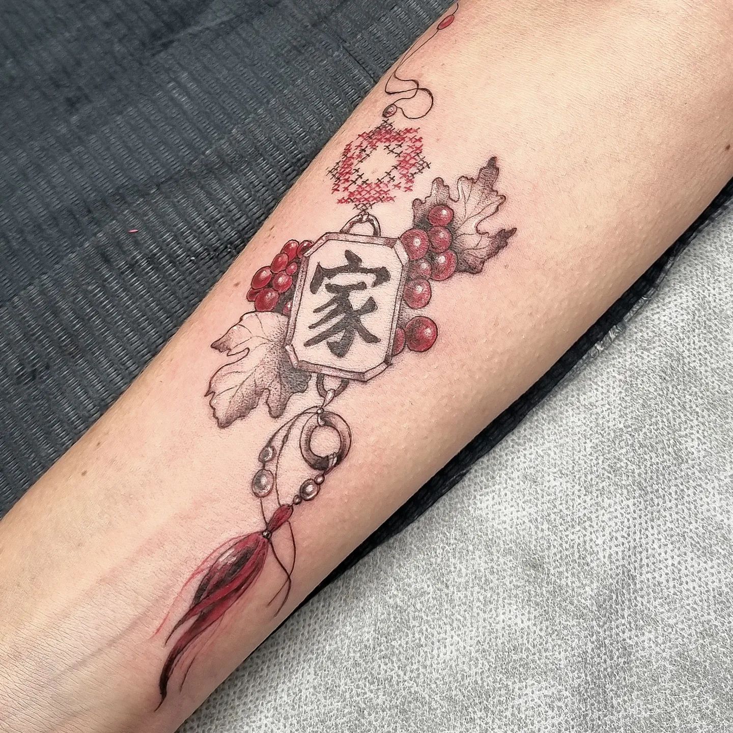 Tatuaje Ornamental de Familia China