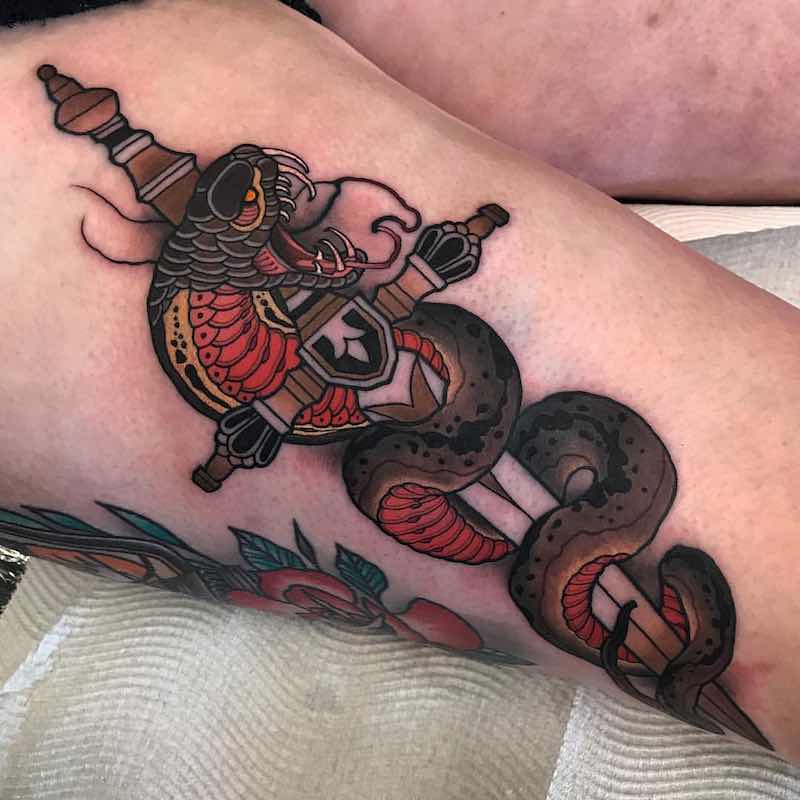 Un tatuaje de serpiente de este año