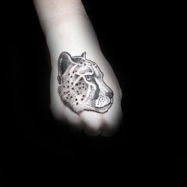 tatuaje leopardo para hombre 45