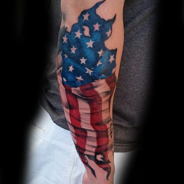 tatuaje patriotico ejercito para hombre 07